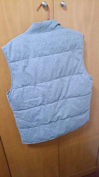 Chaleco Zara Gris