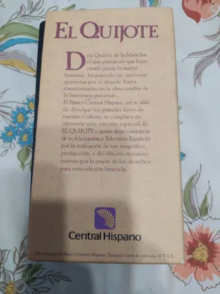 2 VHS El Quijote