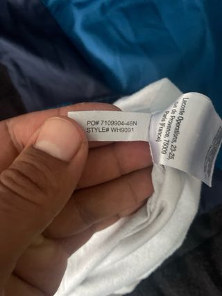 Set sportivo Lacoste blu originale