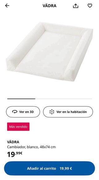 Cuna + colchón + cambiador + bañera