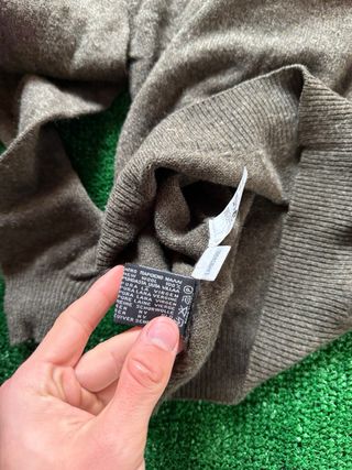 Maglione Asics Lana Vergine Mezza Zip M