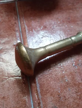 Almirez y Mazo Antiguo Bronce