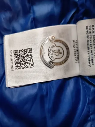 Abrigo Moncler Azul