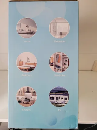 Deshumidificador Blanco y Azul