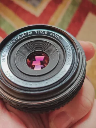 Objetivo Pentax SMC 40mm 1:2.8 Pancake