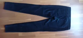 Pantalones pana negros Benetton