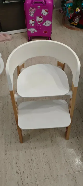 Silla Stokke Trona Blanca