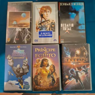 Lote 6 Películas VHS: Congo, Stargate, Zorro, etc.