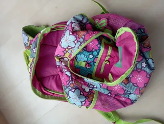 Mochila Totto Escolar Flores