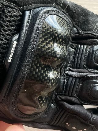 Guantes Moto de verano Oxford RP-4 Negros Carbono