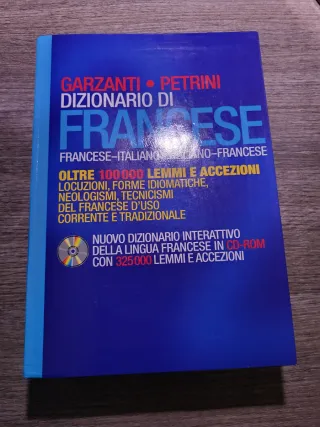 Dizionario di lingua Francese