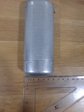 Funda gafas vintage plateada