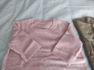 2 jerseys lana merino S manga corta