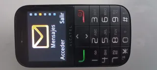 Alcatel 2000X Móvil Personas Mayores Negro