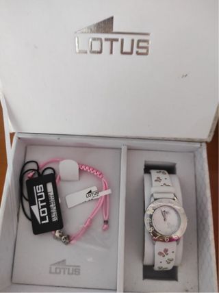 Lotus Reloj y Pulsera