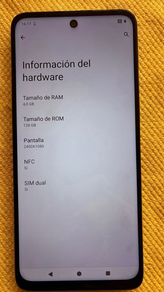 Teléfono Móvil Motorola Azul