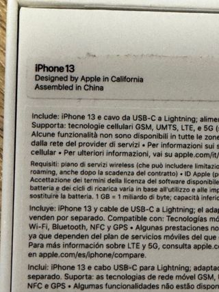 Caja iPhone 13 Verde