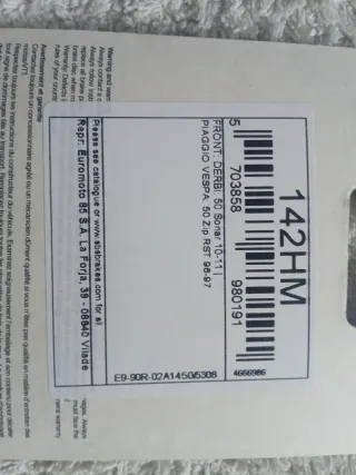 Pastillas Freno Scooter SBS 142HM Cerámica