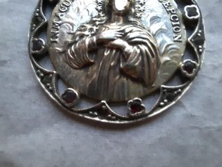 Medalla Antigua Plata de la Inmaculada Concepción