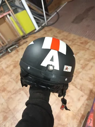 Casco moto estilo retro