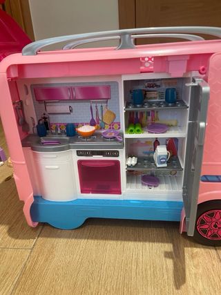 Caravana Barbie Rosa
