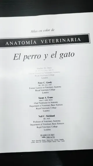 Atlas En Color: Anatomia Veterinaria: El Perro ...
