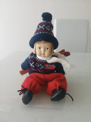 Lote 2 Muñecas Porcelana Hechas a Mano