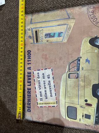 Antigua placa decorativa