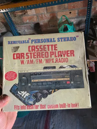 Radiocasete Coche Vintage AM/FM/MPX