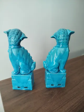 Pareja de perros foo