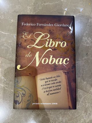 El libro de Nobac - Premio Minotauro 2008
