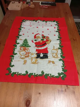 Tovaglietta Natale Vintage Babbo Natale