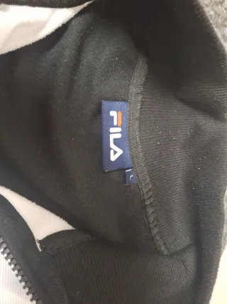 Giubbotto sportivo Fila nero e bianco