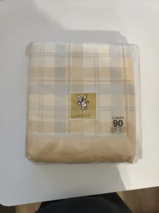 Juego de Cama Franela 90. Sin estrenar.