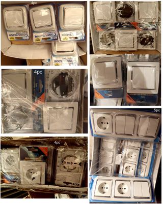 Dos Interruptores Doble Conmutador Blanco