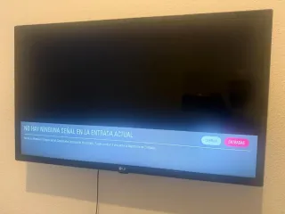 Televisión LG Negra