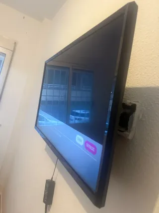 Televisión LG Negra