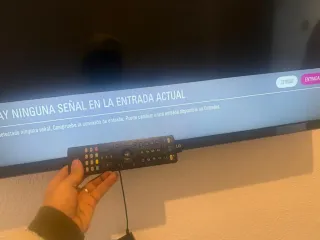 Televisión LG Negra