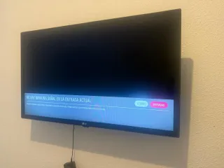 Televisión LG Negra
