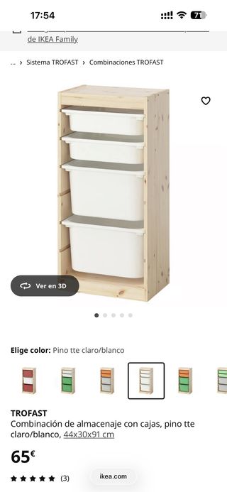 Estantería de madera con cestas de las buenas!