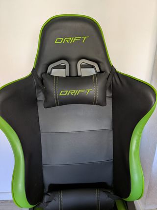 Silla Gamer Drift Negra y Verde