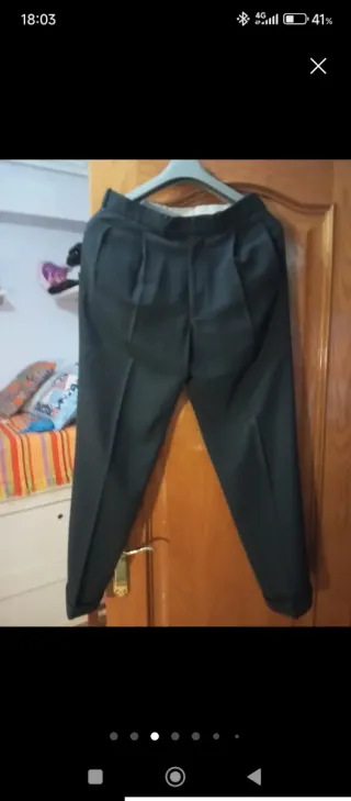 Traje de hombre Zara negro