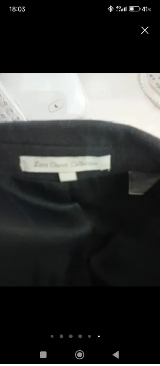 Traje de hombre Zara negro