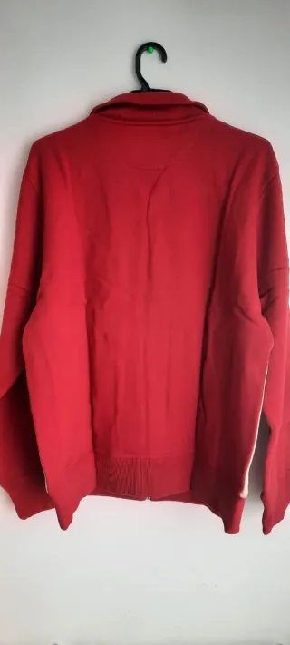 Sudadera Springfield cremallera color rojo