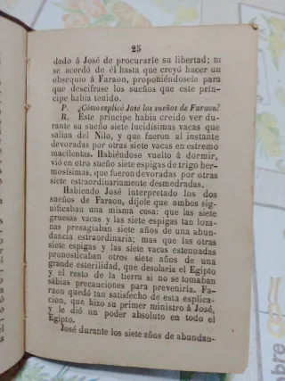 Historia sagrada - libro antiguo 1866