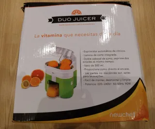 Exprimidor con corte automático DUO JUICER Newchef