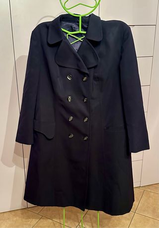 Cappotto da uomo doppiopetto in pura lana vergine