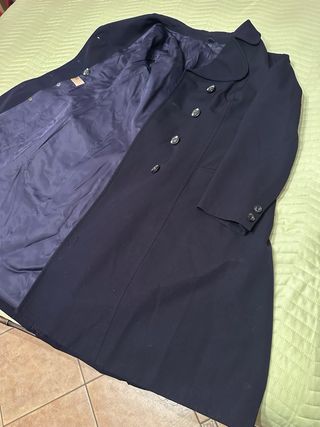 Cappotto da uomo doppiopetto in pura lana vergine