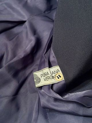 Cappotto da uomo doppiopetto in pura lana vergine