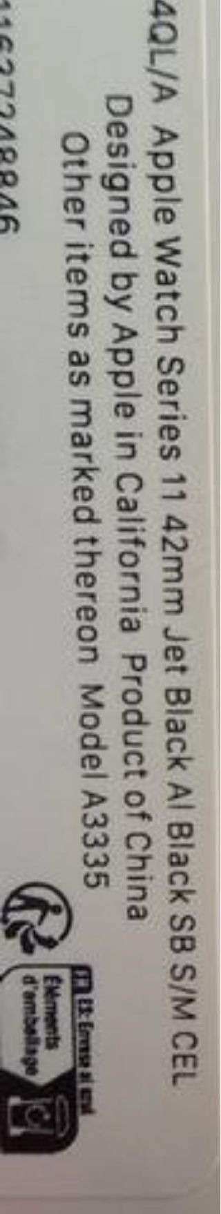 Apple Watch Serie 11 Negro